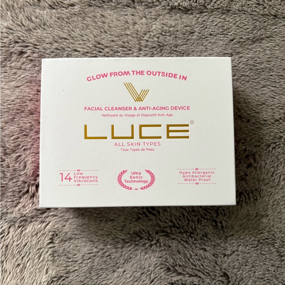 Luce Facial Cleanser and Anti-Aging Device Never Used
